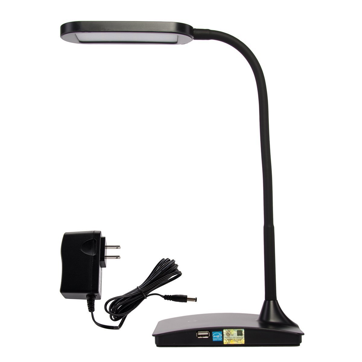 Ivanna Library y White Adjustable Desk Lamp