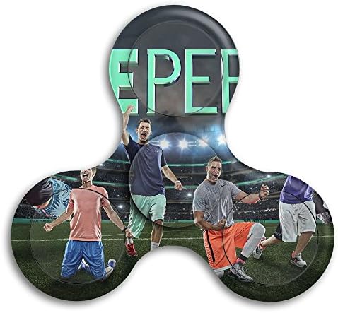 Dude Perfect (5) Tri-Spinner Fidget Spinner Focus Toy Stress Reducer EDC Focus Toy For Kid And Adult High Speed Relieving ADHD, OCD, Anxiety