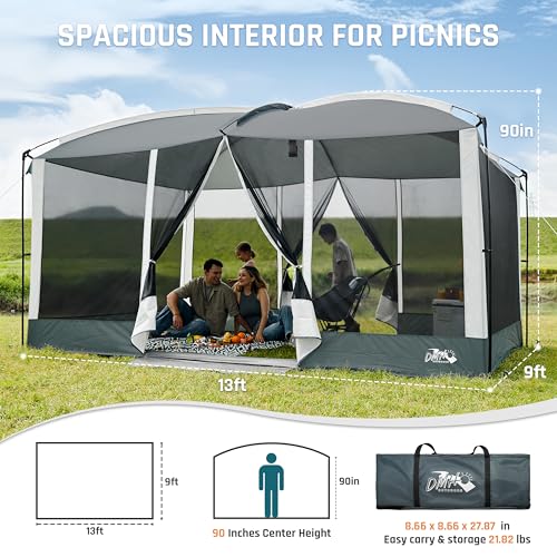 DMH OUTDOORS 13x9 FT Screen House Review: Spacious Outdoor Shelter With Magnetic Doors image 28