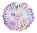 VEBE Womens/Girls Vintage Floral Wedding Party Cotton Handkerchiefs (10 Pieces)