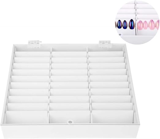 Amazon ネイルアートボックス 大容量ネイルディスプレイボックス 透明蓋 装飾ラインストーン 宝石ビーズコンテナ プラスチック マニキュアツール Zjchao スタッズ 通販