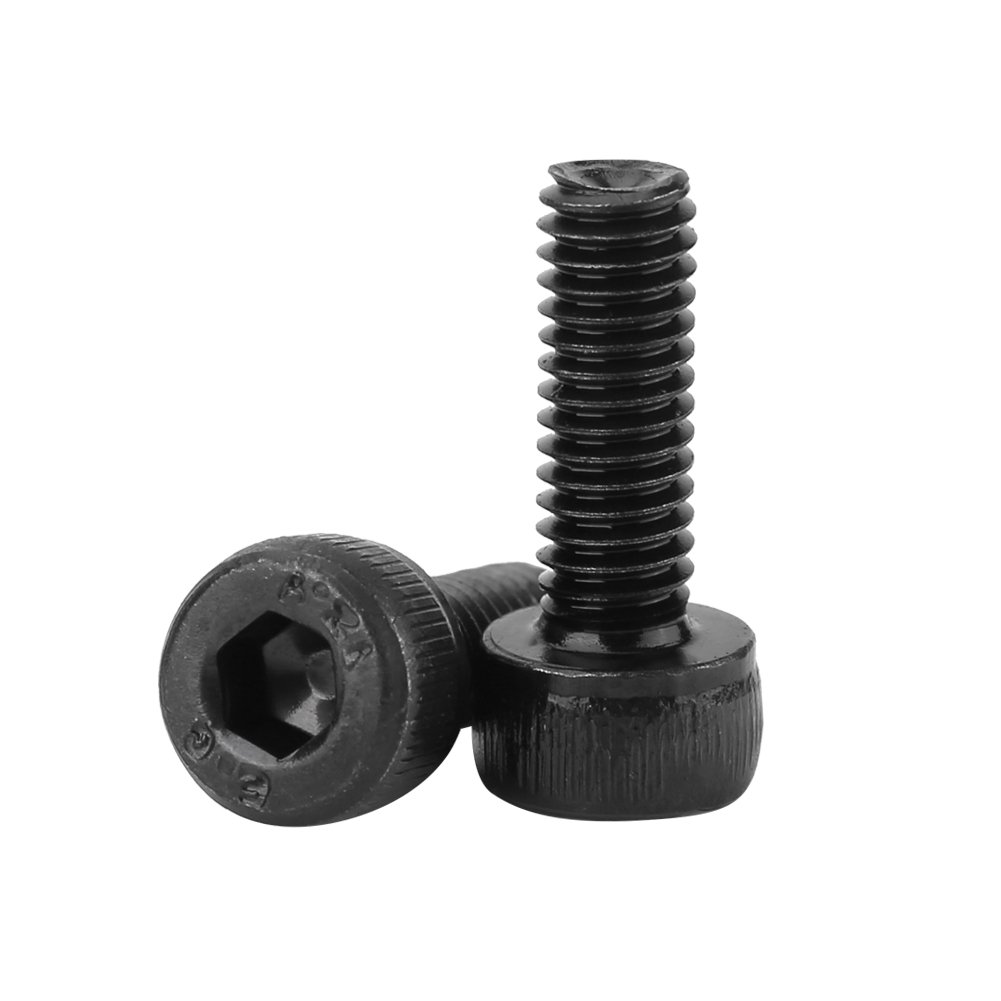 m4 14 torx, 240pcs M4 Carbon Steel Hex Socket Cap Head Screws & Hex Nuts for Machine Fastener Assortment Kit 6mm/8mm/10mm/12mm/14mm/16mm, Black Color