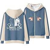 DIULEILAOMOU Link Click Anime Hoodie Cosplay Merch Long Sleeve Streetwear Women Men Zipper Sweatshirt Harajuku Clothes