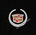 Avery's Floor Mats Part Compatible with Cadillac SRX 3 Pc (2 Fronts / Rear Runner) Black Custom Fit Carpet Set with Licensed Cadillac Crest Logo on fronts - Fits 2010 11 12 13 14 15