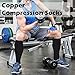 Iseasoo Copper Medical Compression Socks Circulation Men & Women 15-20 mmHg - Best for Running, Hiking, Athletic, Pregnancy,Travel