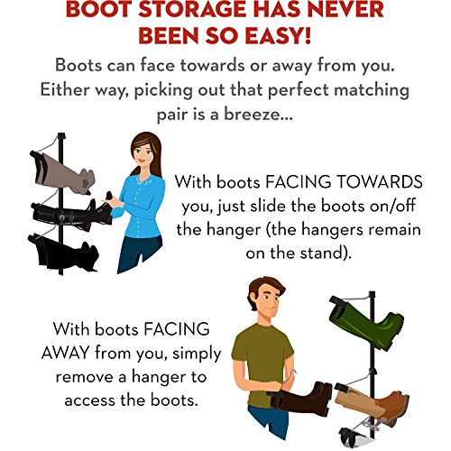 Boot Butler Standing Boot Rack As Seen On Rachael Ray Clean Up Your Floor & Protect Your