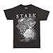 HBO'S Game of Thrones Men's Winter Is Coming Stark T-Shirt - Charcoal (XXX-Large)