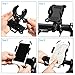 fineed Bike Phone Mount Bicycle Handlebar & Motorcycle Holder for iPhone 7 6S 6 Plus 6 5S 5 Samsung Galaxy S7 S6 S5 Edge Nexus 5X 6P LG G4 G5 Black
