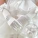 DreamHigh Kids Stretch Satin Long Finger Dress Gloves for Girl Children Party