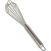 Brinox - Batedor Manual Profissional 36cm Top Pratic - Aço Inox