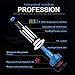Mdatt 9006/HB4/9012 LED Headlight Bulbs - 100W 12000LM - High/Low Beam,Fog Light Bulb Conversion Kit - DOT Approved - 360 Degree - IP68 Waterpoorf