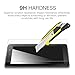 Fintie Tempered Glass Screen Protector for Amazon Fire (Previous Generation - 5th) 2015 Release - [Scratch Resistant] Premium HD Clear [9H Hardness]