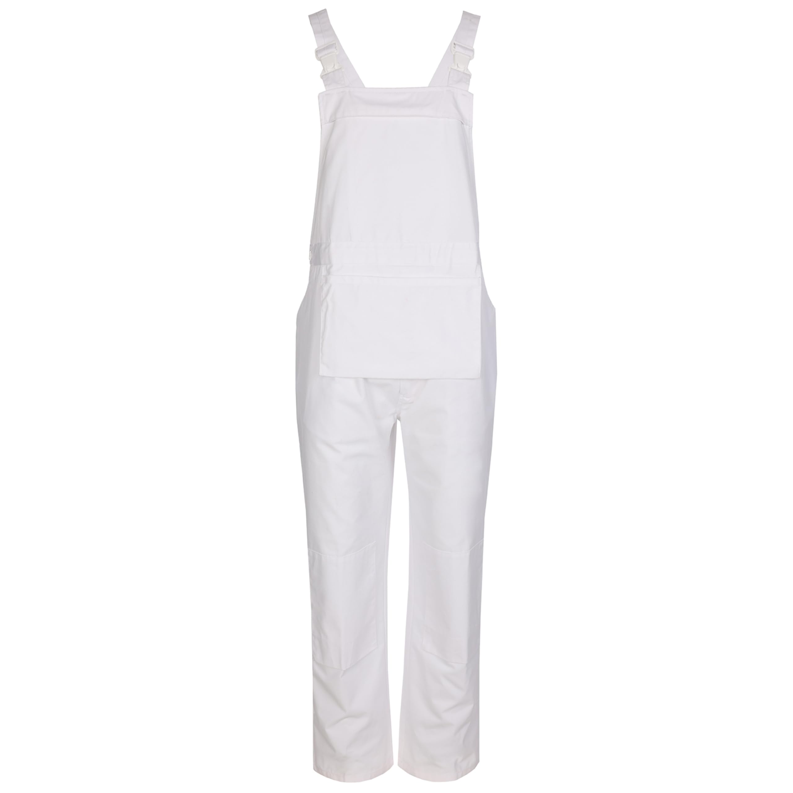 Fort - Bib 'N' Brace - 38W- White - Men's Workwear - Comfortable, Durable Painters & Decorators Overalls