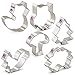 Woodland Animal Cookie Cutter Set - 6 piece - Owl, Fox, Hedgehog, Mushroom, Squirrel and Tree - Ann Clark - Tin Plated Steel