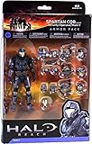 Halo Reach Series 5 6 Inch Scale Spartan CQB Custom & 3 Sets Of Armor - Steel Action Figure Armor Pack