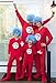 SleepytimePJs Family Matching Red Fleece Onesie Pjs Footed Pajamas for Family-Kids (STM717-K-RED-12)