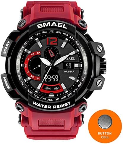 Amazon Smael ミリタリーウォッチ 防水 50m S 耐衝撃 スポーツウォッチ デジタル時計 メンズ ミリタリー アーミー ビッグ メンズ スポーツ 1702 シリーズ メンズ腕時計 腕時計 通販 Amazon Smael ミリタリーウォッチ 防水 50m S 耐衝撃 スポーツウォッチ デジタル時計 メンズ ミリタリー アーミー ビッグ メンズ スポーツ 1702 シリーズ メンズ腕時計 腕時計 通販