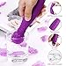 Oopsix Handheld Body Wand Massager Cordless - Mini Massage Wand - 9 Powerful Speed Quiet - Waterproof Personal Massager Rechargeable for Women Ladies Travel Massager(Purple)