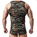 YUFEIDA Men's Camouflage Undershirt Vest Tank Top Gym Sleeveless Shirts Jersey