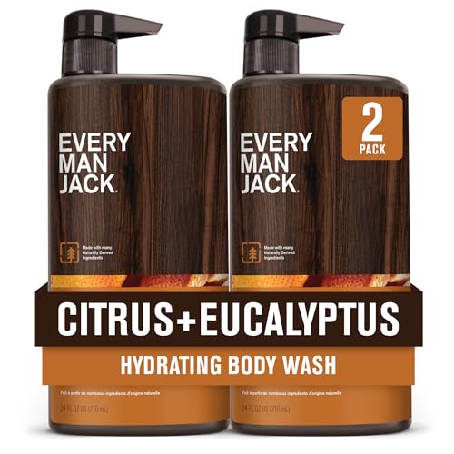 Every Man Jack Hydrating Body Wash for Men Citrus