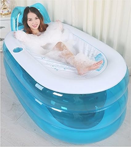 inflatable pool in shower