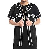 Zokey Retro Trend Male Uniform Black Baseball Short Sleeve Shirt S
