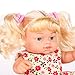 Doll, OTEMIK Baby Doll Girl Toy, Soft Body Hand Washable Baby Doll Lovely Doll with Golden Hair and Outfit Best Gifts for Child(7.48 in)