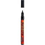 Molotow ONE4ALL Acrylic Paint Marker, 2mm, Signal Black, 1 Each (127.212)