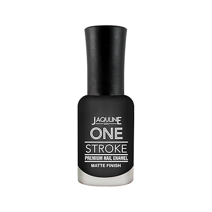 Jaquline USA One Stroke Premium Nail Enamel Matte Finish, Deep Sea 17, 8 ml