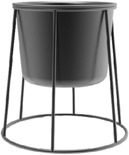 SANDM Pot plant stand Plant flower stand,Metal Wrought iron Green rose Chlorophytum Multi-meat plant Floor Flower pot stand Indoor Balcony Perfect for home Garden Patio-A 28x25x25cm(11x10x10inch)