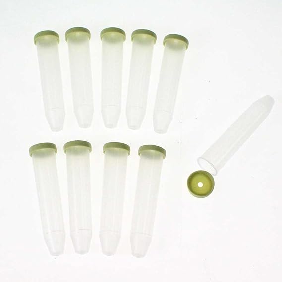10 Orchids Water Tube Flower Vial 35Cc 35ml 110X22mm 11X2, 2cm Amazon
