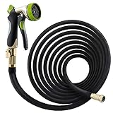 Nifty Grower 100ft Garden Hose - All New Expandable Water Hose with Double Latex Core, 3/4