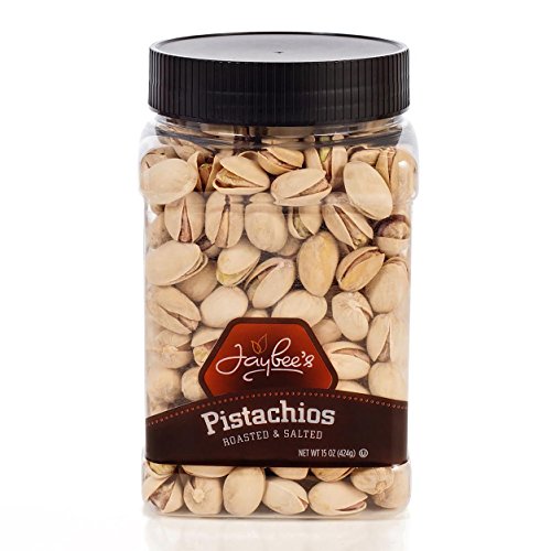 Jaybees Nuts Pistachios Dry Roasted - (15 oz) Fresh Nuts - Dry Roasted Salted - Tasty and Delicious - Great Holiday, Birthday, Get Well Gift