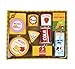 Blue Panda Play Food - 9-Pack Kids Toy Food, Kitchen Pretend Play Wooden Toy Set Toddlers, Grocery Store Food Items