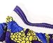 Annflat Women's African Print Knee Length Flare Skirts with Pockets Small Purple