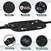 Money Belt for Travel for Men & Women - with RFID Blocking Sleeves - Multiple Compartments & Hidden Pocket for Safe Travel and Daily Use. (Black)