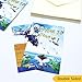 Game Party Invitations with Envelopes Party Invitations Cards Paper Video Game Birthday Party Supplies 20 Invitation & 20 Warm White Envelops Double Sided Printed Party Supplies
