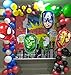 4PCS Avengers Superhero Balloon Birthday Party Supplies 18