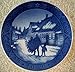 1980 Royal Copenhagen Christmas Plate - Bringing Home Tree