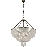Kalco Lighting Esperanza 32" Frosted Glass Pendant in Brushed Champagne Gold