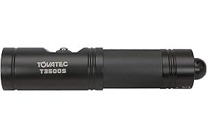 Tovatec T3500S 3500 Lumen Spot Compact Waterproof Scuba Diving Light with Lanyard and Padded Box