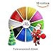 PLA Filament 10 Colors, 5m/Color,3D Pen Printer PLA Printing Material Refills 1.75mm,Dimensional Accuracy ±0.02,10 Different Colors 16 Feet Each Color, Fit for All The Market’s 3D pens and Printer.