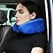 VIKTOR JURGEN Travel Neck Pillow - Memory Foam and Cooling Gel Pillows with Neck and Head Support - U-Shaped Pillow - Great Gift Idea – Perfect for Trips, Office and School Napping (Blue)