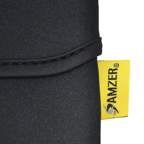 Amzer Neoprene Sleeve 7.5-Inch Case Cover with Pocket for Tablets &amp; eBooks - Matt Black/Leaf Green (AMZ90808)