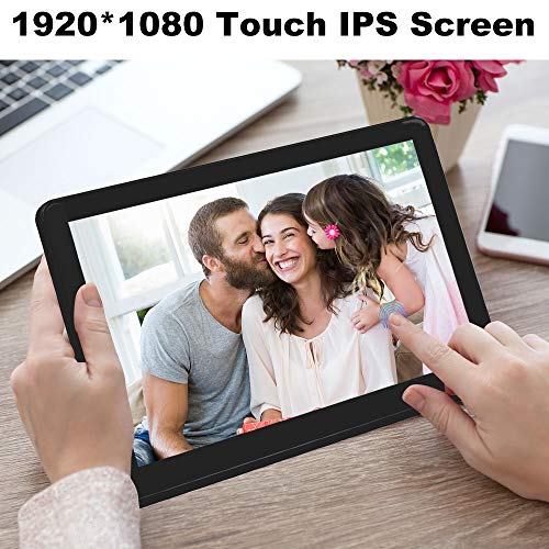 Atatat WiFi Digital Picture Frame 10 Inch with FHD 1920x1080 IPS Touch