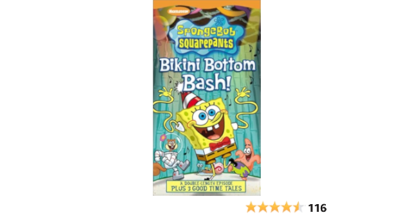 Amazon Com Spongebob Squarepants Bikini Bottom Bash Vhs Tom Kenny Clancy Brown Rodger Bumpass Bill Fagerbakke Dee Bradley Baker Mr Lawrence Jill Talley Carolyn Lawrence Mary Jo Catlett Sirena Irwin Lori