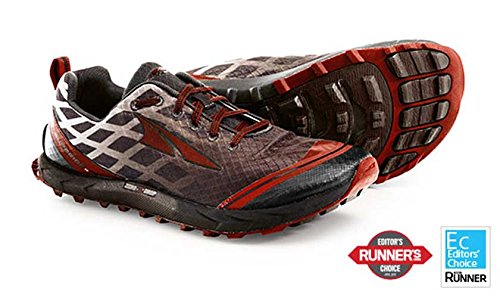 Altra Men's Superior 2 Trail Running Shoe, Racing Red/Chocolate, 7 M US