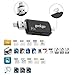 geekgo SD Card Reader,USB Memory Card Reader Adapter Viewer for iPhone iPad Android Mac - Supports Micro USB OTG 3 in 1 (Black)