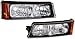 Spec-D Tuning 2LB-SIV04JM-RS Chevy Silverado Lt Ls/Avalanche 1500 2500 3500 Signal Bumper Lights Black