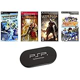 PSP ULTIMATE 4 Game Bundle with UMD Case Holder - Limited Offer!